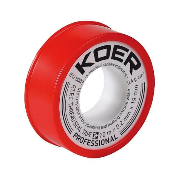Фото товару ФУМ стрічка для води KOER STP-01 PRO 20M*0.2mm*19mm (KR0121)