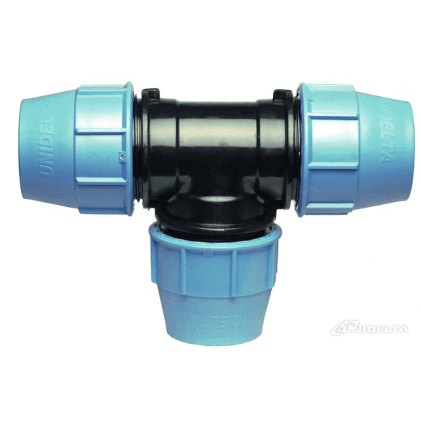 Фото товару Трійник сполучний Unidelta 25*25*25
