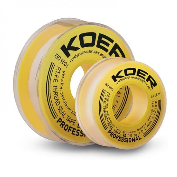 Фото товару ФУМ стрічка для газу KOER STP-12 PRO 15M*0.2mm*19mm (KR2811)