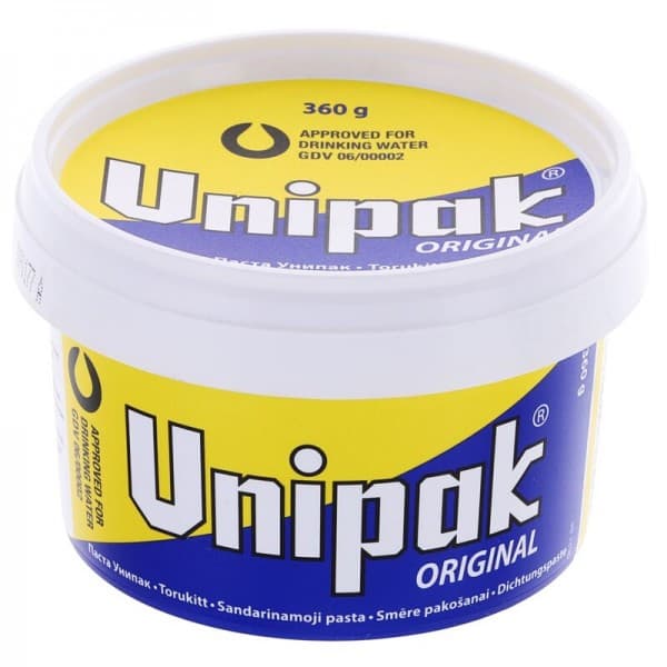 Фото товару Паста для ущільнення різьбових з'єднань UNIPAK 360г. (у банку) (UP0580)